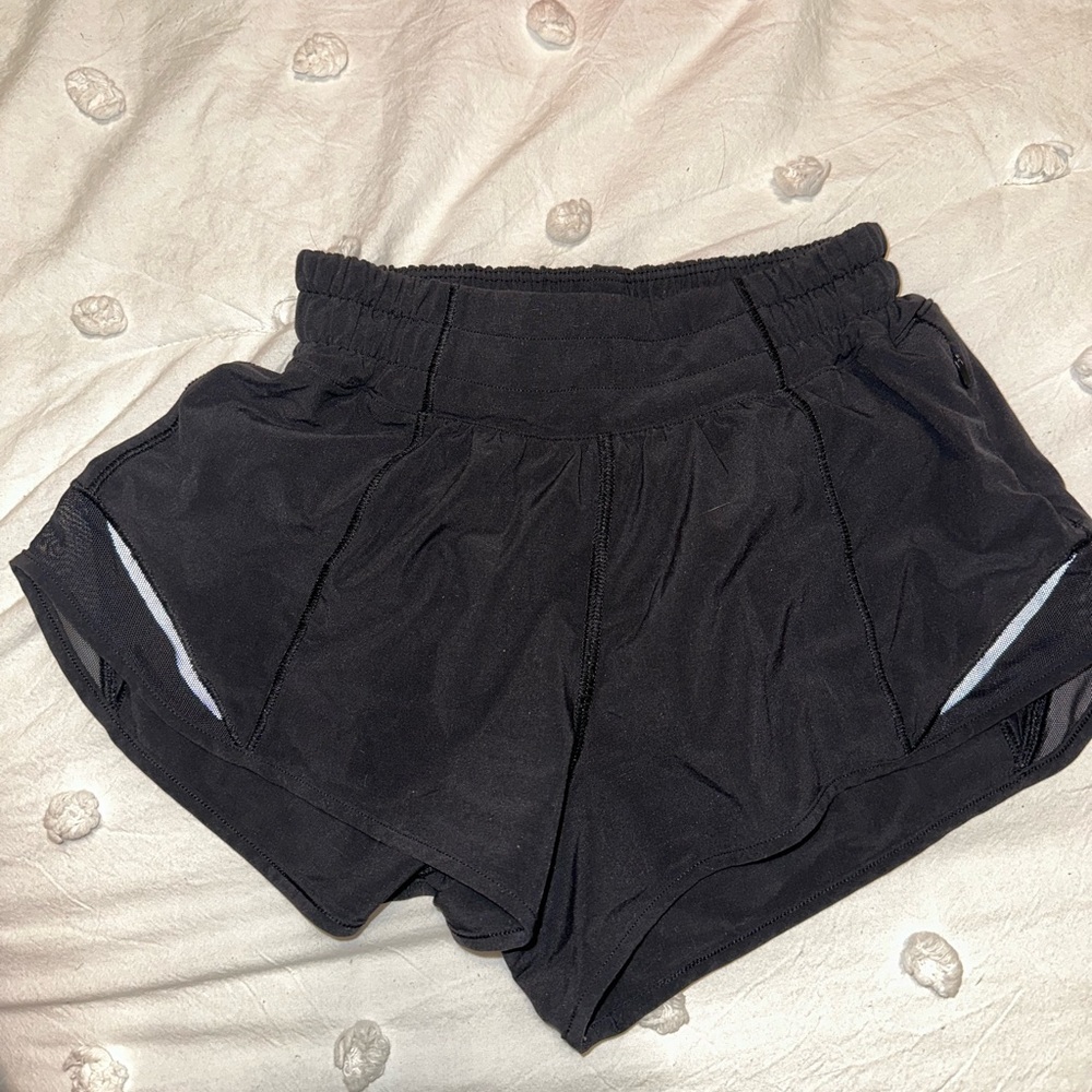 Black athletic shorts